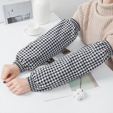 체크팔토시(블랙) 미술 공예 사무실 다용도 작업용hyp6+9eqv