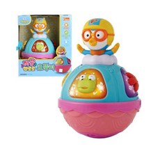 뽀로로 까꿍 오뚝이 오똑이 오뚜기 멜로디 불빛 감각 아기 장난감, 1개, 상세페이지 참조