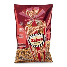 Popcornopolis 팝콘 얼룩말 680.4g(24온스), 1개, 680.4g