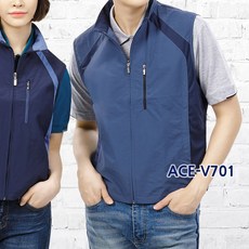 에이스 조끼 춘하 조끼 유니폼 근무복 S~3XL AACE-V701, 110