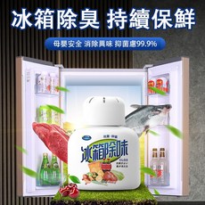 冰箱魔盒 冰箱除味盒 冰箱除味 冰箱除臭劑 除味除臭 居家除臭劑 保鮮盒 除臭神器 除異味 去味劑 母嬰級 庫柏醬萌選, 1個