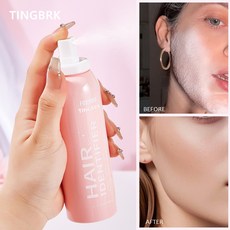 모발 현상 스프레이 얼굴 제모 다리털 겨드랑이 팔 제모, 3개, 100ml