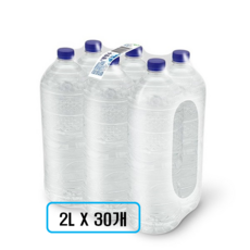 강원평창수 무라벨(무/유라벨 랜덤발송), 30개, 2L