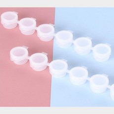 소분통 6구 물감 미술 미화 미니 투명 다양한 편안 간편 정리, 6구 060000DC