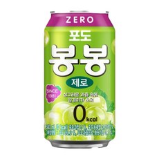 포도봉봉 제로 340ml 6캔, 6개