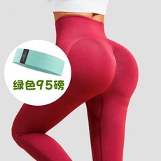 【瑜伽訓練】翹臀彈力帶練臀室內健身男女瑜伽阻力帶拉力帶拉伸美臀防滑針織帶, 1個, 品質保證,【偏瘦小體重入門練臀】*65磅春風粉+送
