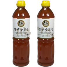 강봉석 명인 쌀조청 (x) 물엿/쌀엿/올리고당, 2개, 1.3kg