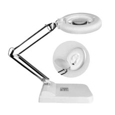 고성능 led 돋보기 10배 작업 확대경 20배 수리, 그린 글라스 20배(LED 30개)