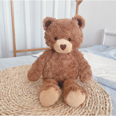 앤티키 하트코 곰인형 42cm, 딥브라운