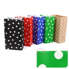 각대봉투 답례 포장 종이 봉투 답례품 선물 소품 도트, 크라프트