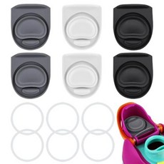 ZONBBEE Owala FreeSip 680.4g24온스 946.4ml32온스 물병 뚜껑 인서트 캡 씰 부품 500.9/50.9/70.9/81.9/91.2/1.1kg16/1, 6 Complete Seal Set, 6 Colors​ Set D