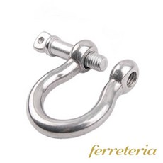 옥이드림 샤클 C형 로프소켓 와이어브라켓 와이어고정, M4, 1개