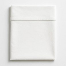 Cal-King 사이즈 플랫 침대 시트 - 호텔 품질 럭셔리 싱글 주름 방지 및 변색 방지 플랫 시트 - 여성 남성 어린이 및 청소년을 위한 매우 부드럽고 통기성이 좋은 침, 화이트 솔리드