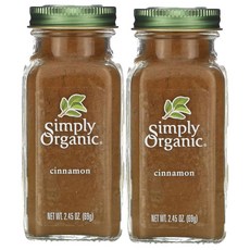 심플리오가닉 시나몬 분말 가루 파우더 69g 2팩, 2개, 250ml 이하