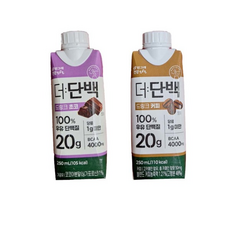 더단백 프로틴 드링크 초코 +커피 (총), 18개, 250ml