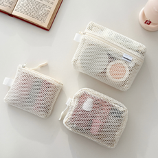 메쉬 파우치 3종 세트 여행용 가방정리 수납 파우치