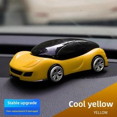 자동차 모델 휴대 스탠드 공기 콘센트 탐색 홈, 2. Yellow, 기본