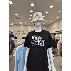 루이까스텔 여성 S/S 강아지 로고 그래픽 데일리 반팔티 7LOTS404B