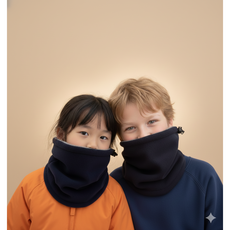 리브온 1+1 아동 기모 넥워머 주니어 겨울 방한 목도리