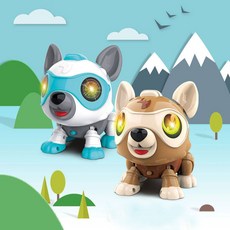 KC어린이인증 혼자서도 잘놀아 정서발달 감성키우기 비해피 마이펫코코 유아 어린이날 아이크리스마스선물 창의력 놀이 반려동물 강아지로봇, 화이트코코, 1개