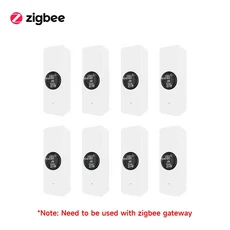 Tuya zigbee 광 센서 휘도 조명 밝기 감지기 스마트 라이프 장치를 갖춘 홈 오토메이션, 01 8pcs, 01 지그비