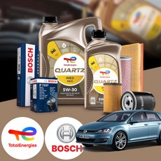 폭스바겐 골프 7세대 1.4TSI (CHP) 가솔린 토탈 쿼츠 이네오 넥스 5W30 엔진오일 필터세트