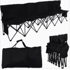 다인용 접이식 의자 축구 풋살 야외 행사 4인 6인 단체의자, 1개