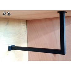 CBX-STB-28 附螺絲 鐵管衣架 青古 銀古 復古Loft 曬衣桿, 黑色,15*30CM