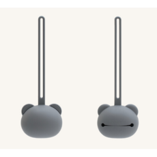 버들 맘마 실리콘 쪽쪽이 공갈 젖꼭지 노리개 다용도 케이스 쪽쪽이 케이스, 윈즈그레이, 1개