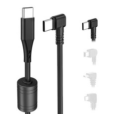 고니페토 대시캠 전원 코드 (3피트) USB C 대 충전 케이블 두꺼운 차폐 미러 카메라 90도 타입 교체 자동차 어댑터 와이어, USB Type-C, 10Ft