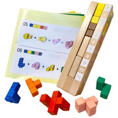 河神 智力拼搭方塊育腦塔 (附說明書), 詳見包裝