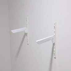 아텍스 베란다 시스템 벽선반 양공 벽지지대 선반받침대 앵글기둥 브라켓 구성품, 선반용 칼블럭 못 4개1SET, 1세트, 실버