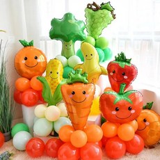 과일 야채 풍선 어린이집 유치원 오감놀이 행사 토마토 딸기, 옥수수