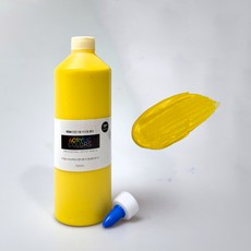 아크릴물감 500ml 전문가용, 1개, 06-노랑