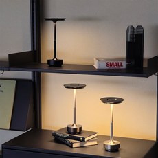 멜루미나 LED 인테리어 무드등 탁상 수면등, 블랙