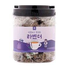 [미세플라스틱 없는 생분해필터] 미담식품 라벤더 차 삼각티백, 1개, 100개입, 1g