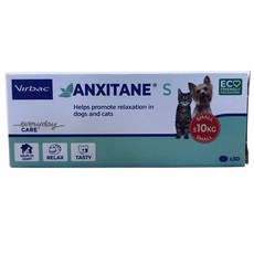 法國維克Virbac Anxitane S寵物情緒保健 30顆, 1個