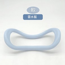 瑜伽環 瘦背 TPE軟款, 淺藍 - OPP袋包裝TPE軟款, 1套