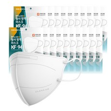 에버뉴크린 황사방역 마스크 대형 KF94, 5개입, 20개, 화이트