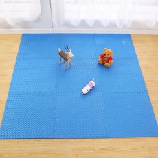 접이식토퍼 단단한 슈퍼싱글 매트리스 바닥 손님용 거실, 1cm, 블루