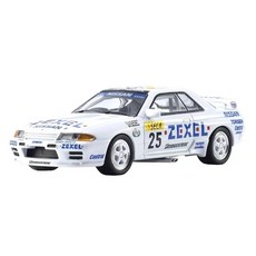 경상 (Kyosho) 경상 오리지널 1/64 MOTN 제크셀 스카이라인 GT‑R (R32) Gr.A 1991#25 LED 탑재 K07012LE