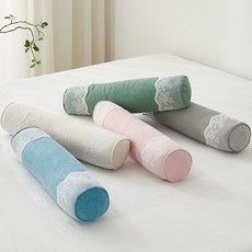 한성실업 해피 경추 메밀베개, 블루(메밀포함), 1개