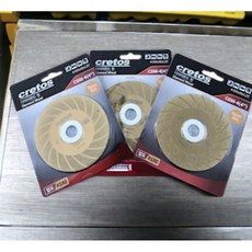 크레토스 다이아몬드휠 텅스텐 연마석 1T 절삭 연마휠 100mm, 1개