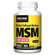 Jarrow FORMULAS 賈羅公式 MSM素食膠囊 1000mg, 100顆, 1罐