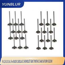 12x 흡기 및 밸브 세트 키트 뷰익 캐딜락 쉐보레 GMC 폰티악 새턴 스즈키 엔진 부품용 2.8 3.0 L 호환