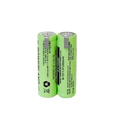 [Ni-CD 충전지] 파워랜드 니카드 AA사이즈 2.4V 1000mAh(면도기/바리깡배터리), A타입(+)(-)