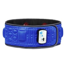 허리 덜덜이 벨트 뱃살 진동벨트 빅사이즈 레드, 기본 색상, X5 플러그인 수동 블루 B