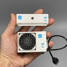 에어컨 모형 기계 피규어 미니어처 실외기 장난감 세트 1. 단일 실내 기계