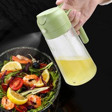 玻璃油瓶 噴霧油瓶 兩用噴倒瓶, 1個, 470ml【倒噴兩用 不銹鋼口】, 470ml