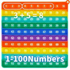 숫자 구구단 게임 피젯 수학 스트레스 해소 학습 장난감으로 조작의 종류를 만들고 학습을 더 쉽고 재미있게 만듭니다, 1 1-100 Numbers Math Toy